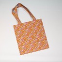 retro in orange-grau, 24x25 cm