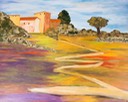 Häuser in der Provence 50x70 cm