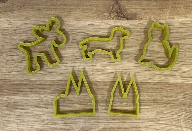 3D-gedruckte Ausstechformen