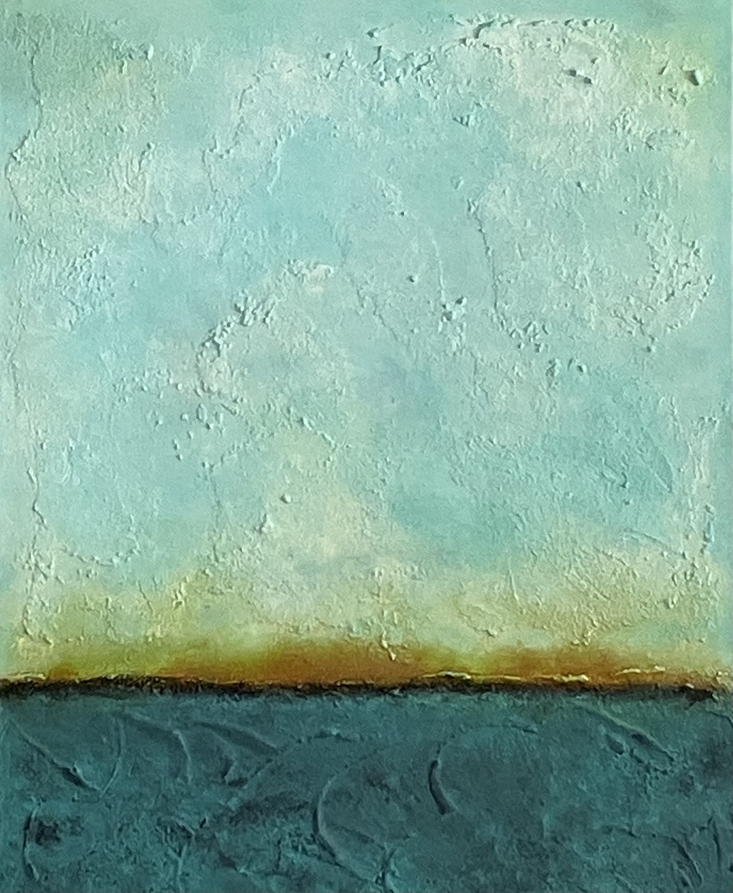 Abstraktes Acrylbild